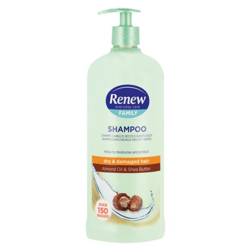 Renew Almond Oil & Shea Butter Shampoo For Dry & Damaged Hair 1L