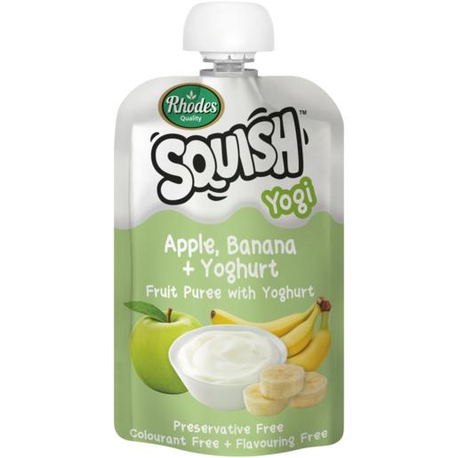 Rhodes Squish Apple, Banana & Yoghurt Puree 6 Months+ Pouch 110ml