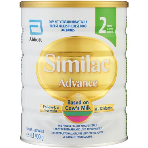 Similac Advance Stage 2 Follow-On Infant Formula 6-12 Months 900g