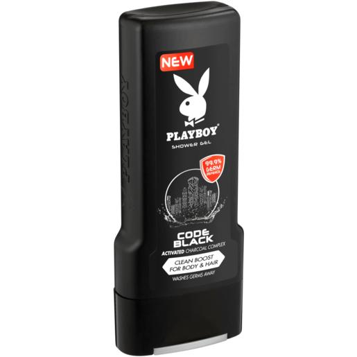 Playboy Code Black Shower Gel Bottle 400ml