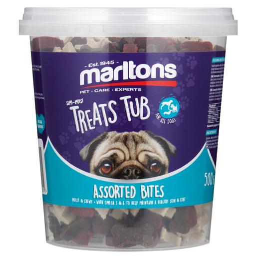 Marltons Assorted Bites Treats Tub 500g