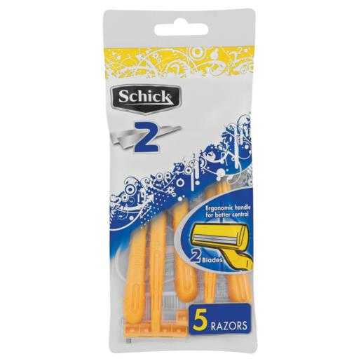 Schick 2 Mens Disposable Razor 5 Pack