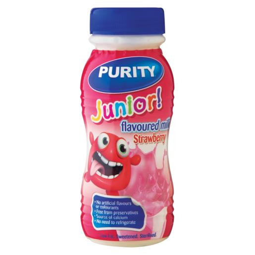 Purity Junior Strawberry Flavoured Milk Drink 200ml