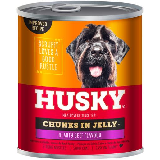 Husky Beef Chunks In Jelly Dog Food 775g