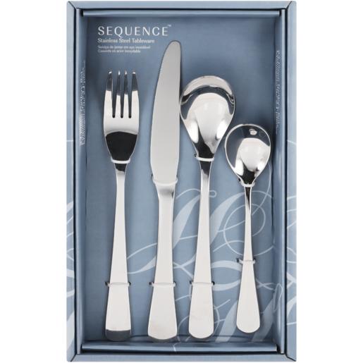 Sequence Stainless Steel Cutlery Set 24 Piece