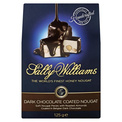Sally Williams Dark Chocolate Coated Nougat 125g