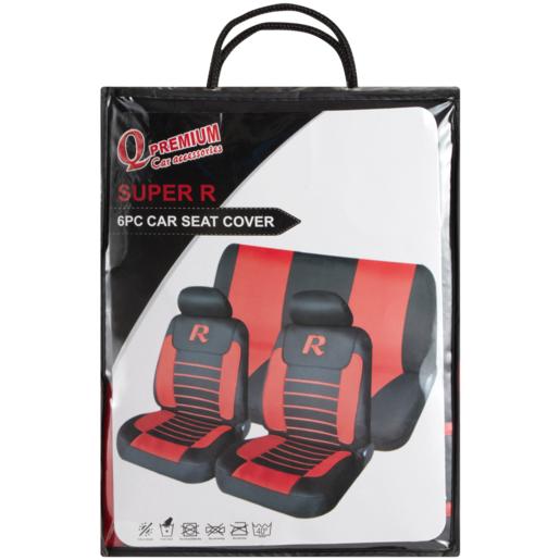 Q Premium Super R Car Seat Covers 6 Pieces