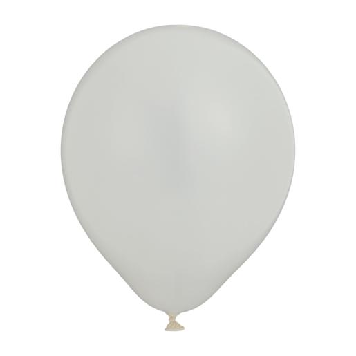 Metallic White Standard Balloon