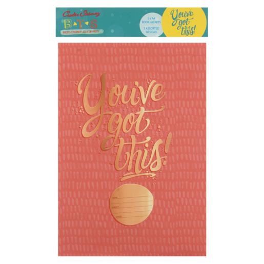 Creative Stationery BTS You’ve Got This A4 Book Jackets 5 Pack (Assorted Item – Supplied At Random)