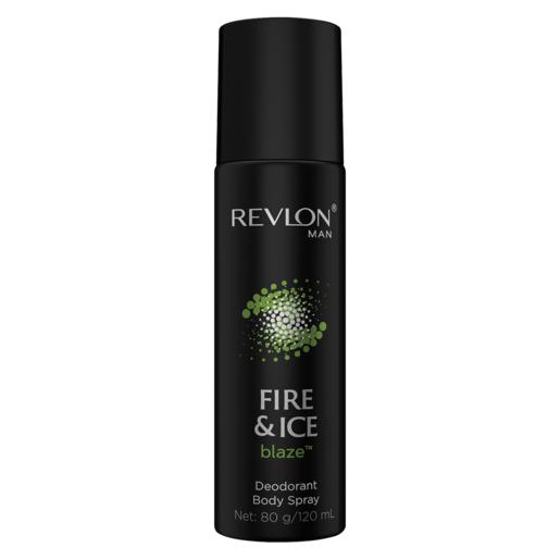 Revlon Fire & Ice Blaze Mens Body Spray Deodorant 120ml