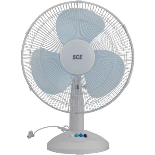 SCE Blue Desk Fan 40cm
