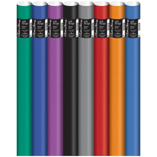 Creative Stationery Kraft Gift Wrap 2m x 70cm (Assorted Item – Supplied At Random)