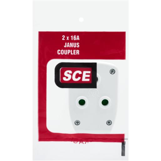 SCE White 2-Way Janus Coupler 16A