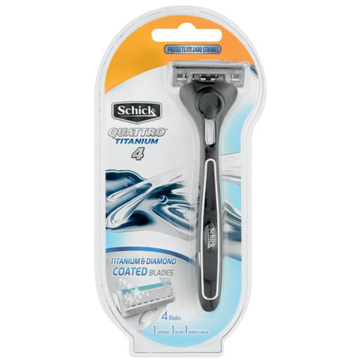 Schick Qauttro Titanium 4 Razor
