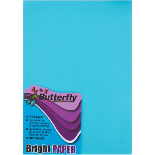 Butterfly Bright A4 Paper 40 Pack