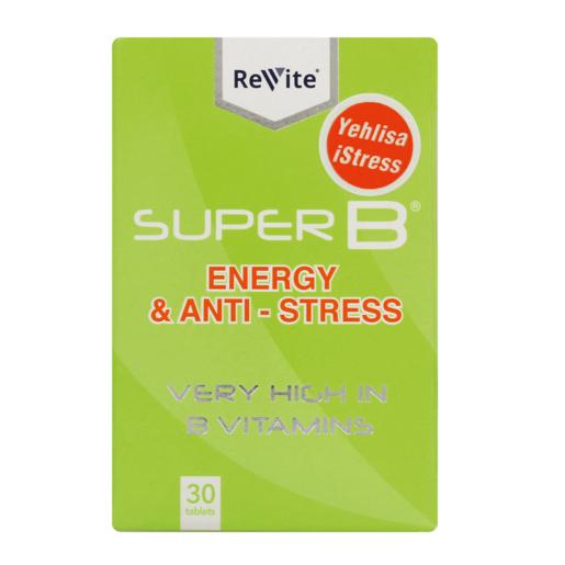 Revite Super B Energy & Anti Stress Tablets 30 Pack