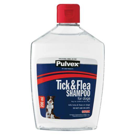 Pulvex Tick & Flea Dog Shampoo 200ml