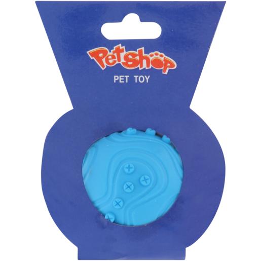 Pet Shop Blue Rubber Pimple Ball Dog Toy