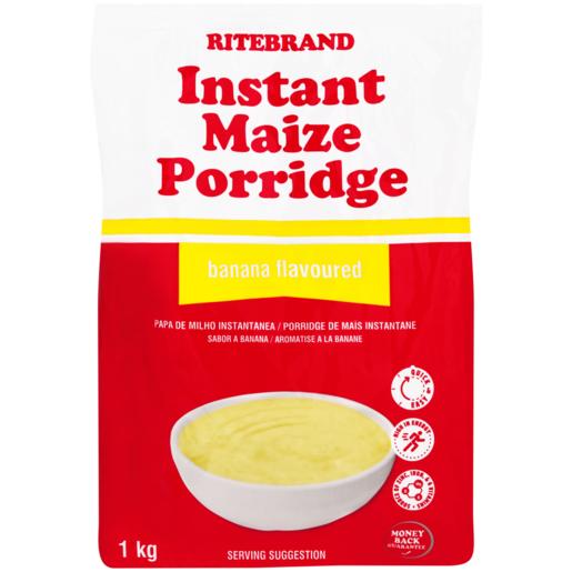 Ritebrand Banana Flavoured Instant Maize Porridge 1kg