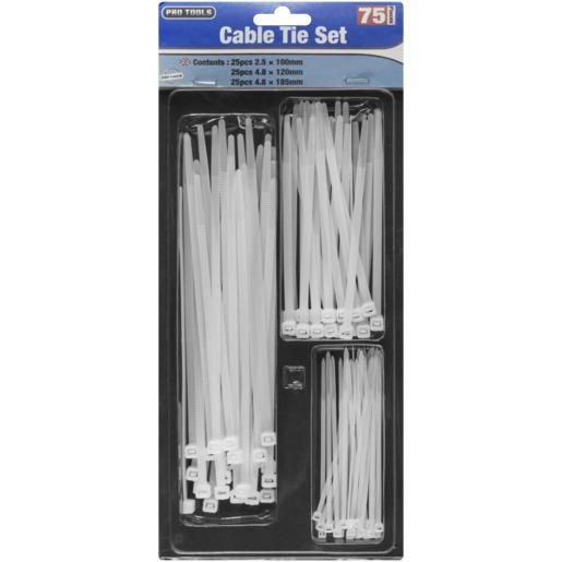 Pro Tools Cable Ties 75 Pieces