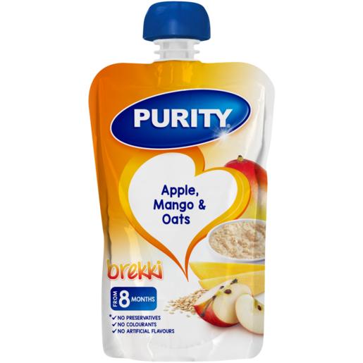 Purity Apple, Mango & Oats Brekki Puree 8 Months+ 110ml