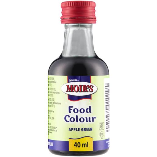 Moir’s Apple Green Food Colouring 40ml