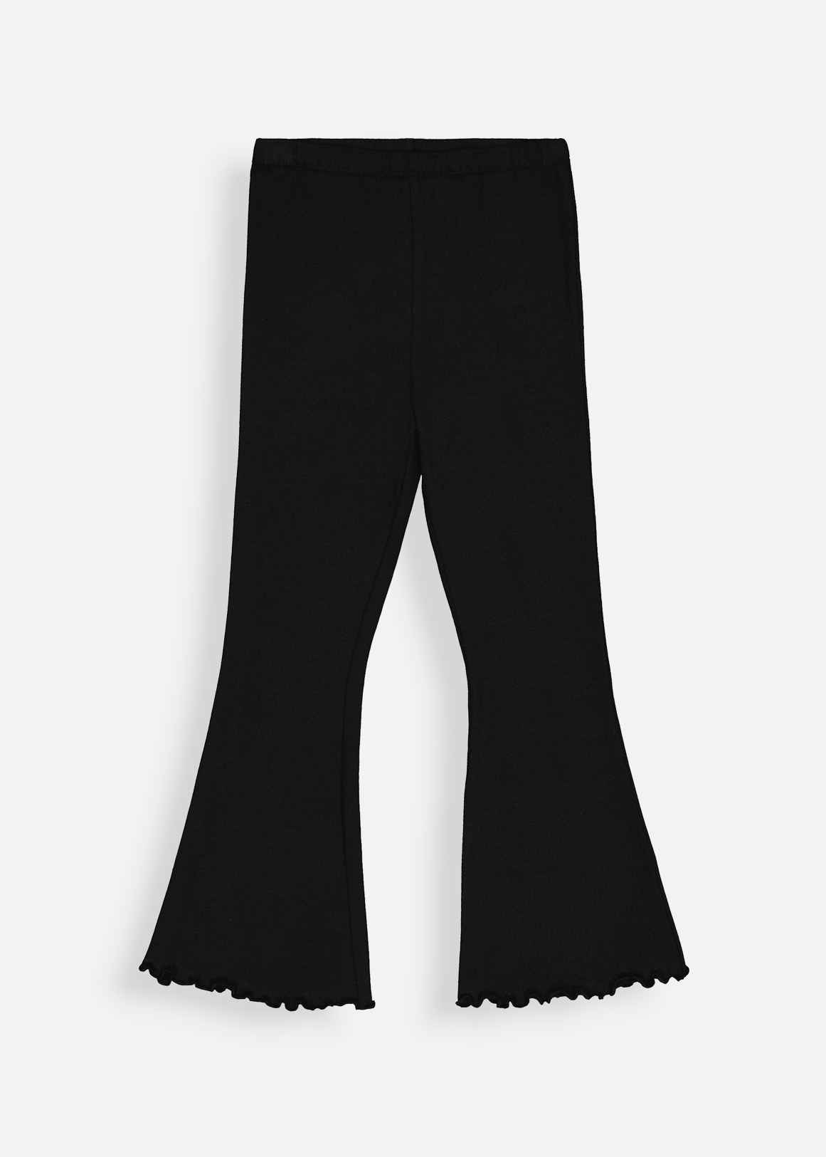 S22 PLAIN FLARE  LEGGING  BLACK   7