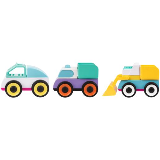 Playgro Build & Drive Vehicles Set 3 Piece (Assorted Item – Supplied At Random)