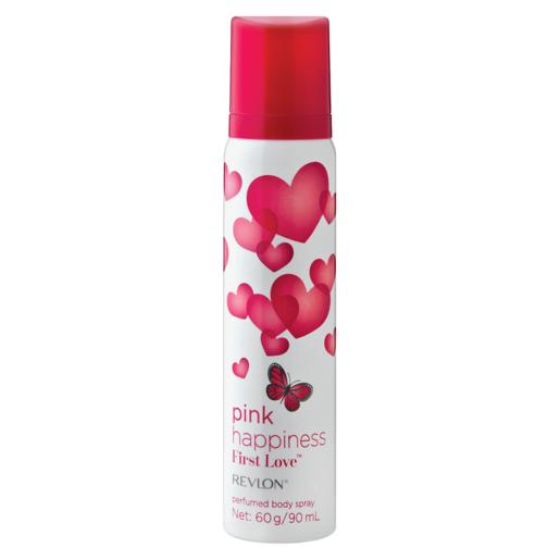 Revlon Pink Happiness First Love Ladies Body Spray 90ml
