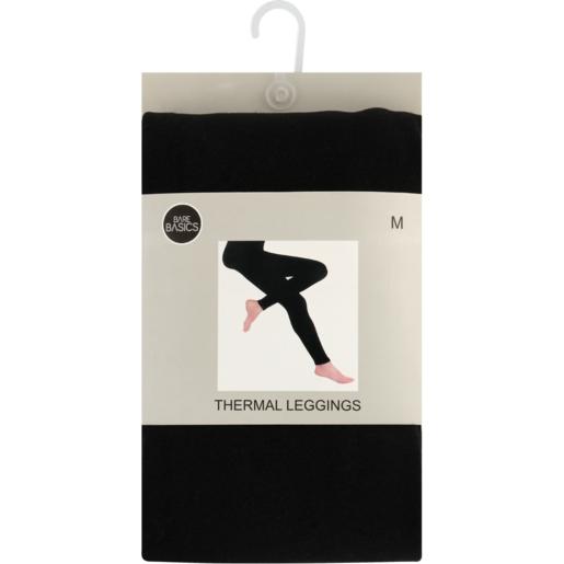 Bare Basics Medium Footless Thermal Grey Leggings