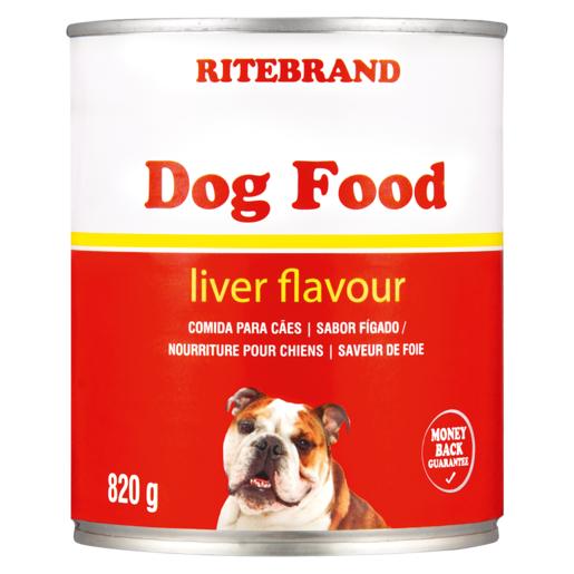 Ritebrand Liver Flavoured Dog Food Can 820g